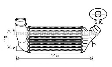 AVA QUALITY COOLING cna4270 -  Интеркулер